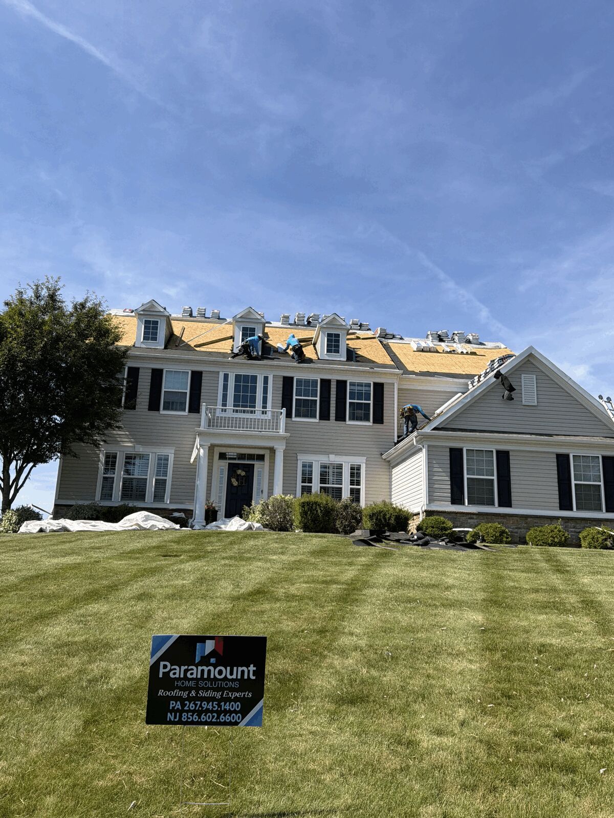 Paramount Home Solutions Replaces A Full Roof On Mercer Dr In Downingtown